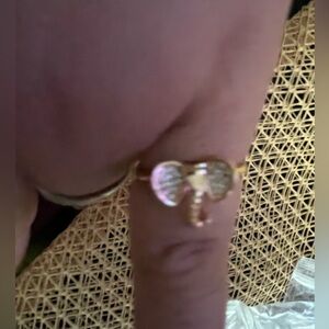 Gold plated Elephant Ring